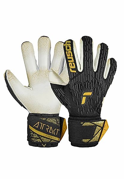 Reusch Torwarthandschuhe "Attrakt Freegel Gold X GluePrint" Finger Support günstig online kaufen