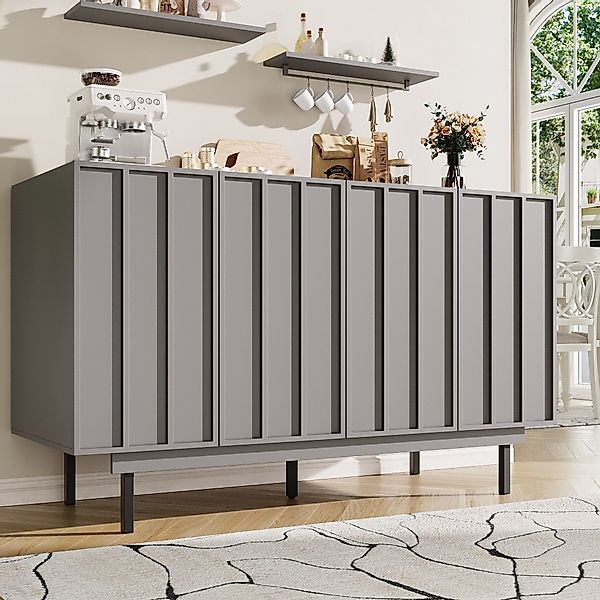 KLAM HOME Sideboard Küchenschrank Aufbewahrungsschrank mit günstig online kaufen