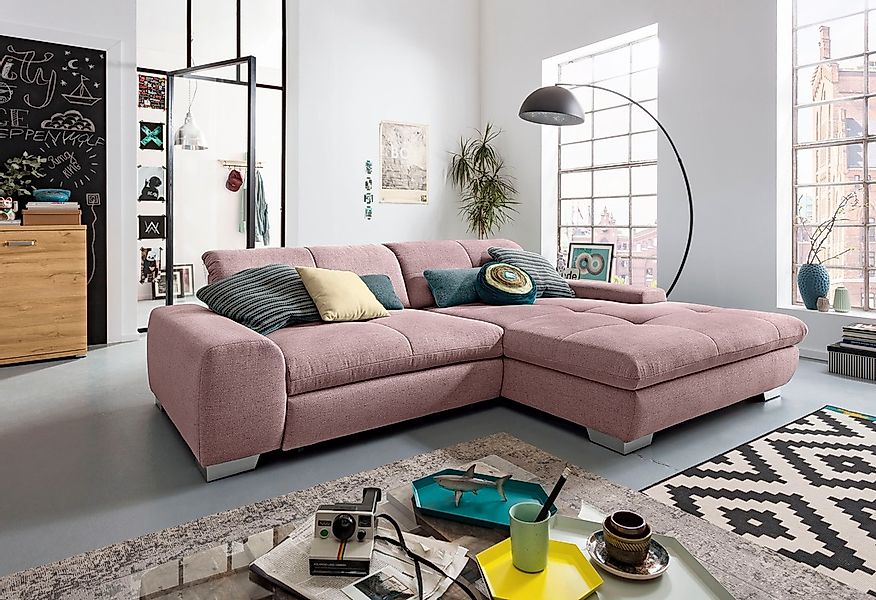 set one by Musterring Ecksofa "SO 1200 inkl. Sitztiefen- & Rückenverstellun günstig online kaufen