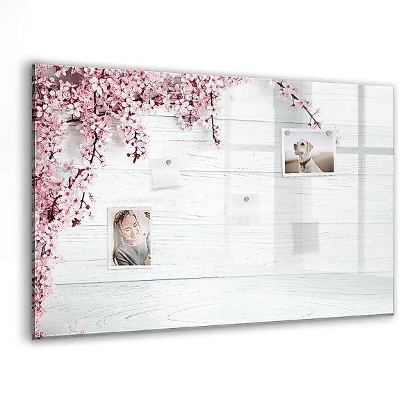 Tulup Magnettafel Beschreibbar Frühlingsblumen 90x60 cm Magnettafel Küche G günstig online kaufen