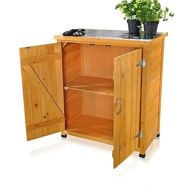 Mucola Garten-Geräteschrank Geräteschrank Gerätehaus Gartenschuppen Schrank günstig online kaufen