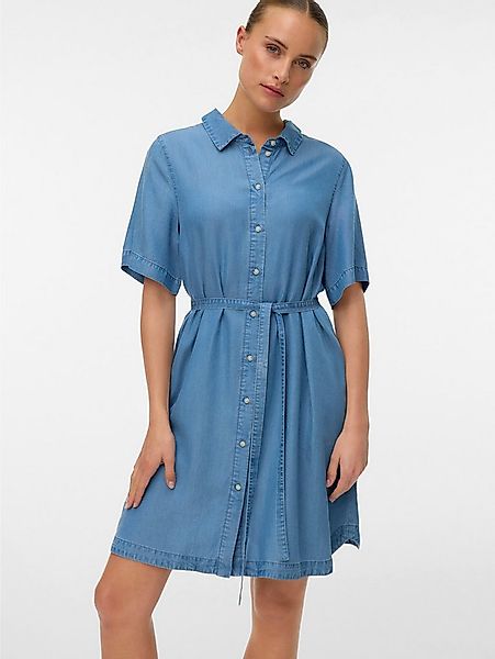 Vero Moda Hemdblusenkleid VMBREE SS SHORT TENCEL SHIRT DRESS Viskose, regul günstig online kaufen