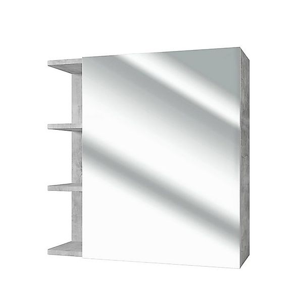 Vicco Spiegelschrank Fynn Beton 62 x 64 cm günstig online kaufen