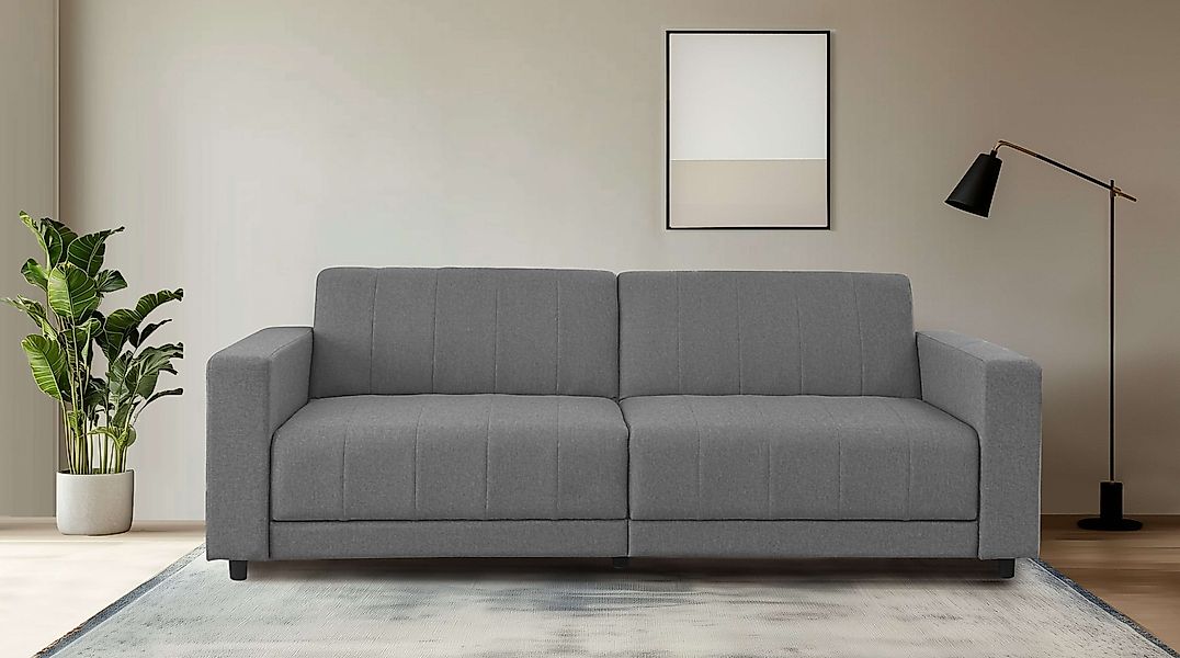 Dorel Home 3-Sitzer »Allie II Schlafsofa 225 cm«, Bett-Funktion (108/190cm) günstig online kaufen