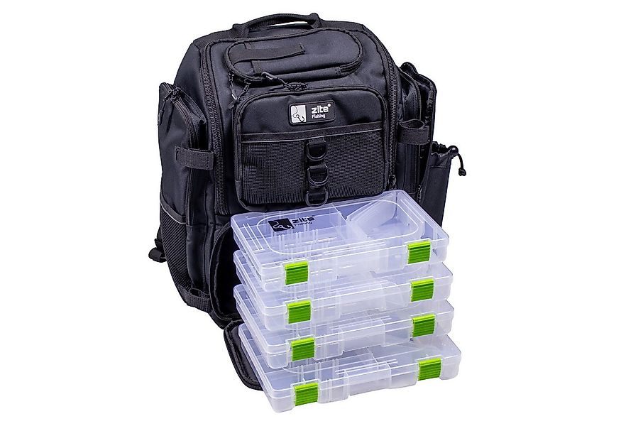Zite Angelrucksack All-in-One Spinnfischer Rucksack mit Boxen, Rutenhalter günstig online kaufen