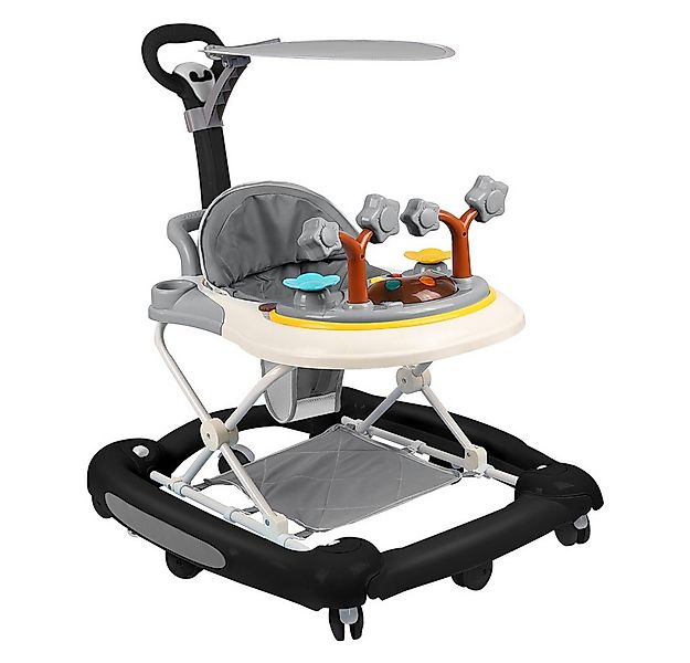 JEOBEST Lauflernhilfe 4 in1 Babywalker Lauflernwagen, 4-Gang Höhenverstellb günstig online kaufen