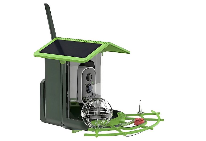 HS.SUPPLY Vogelhaus WLAN-Vogelhaus mit Kamera, KI-Vogelerkennung & Solarpan günstig online kaufen