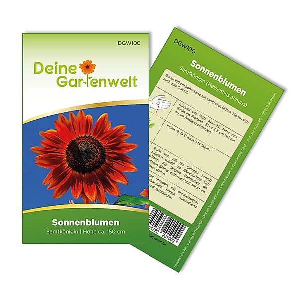 Deine Gartenwelt Sonnenblume Samtkönigin Samen günstig online kaufen