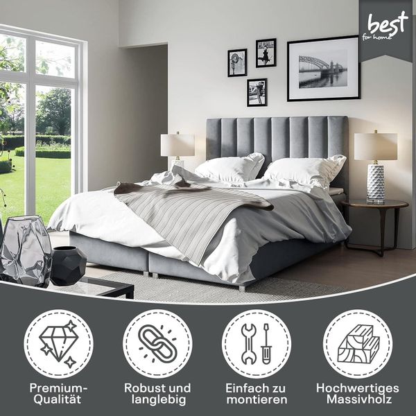 Best for Home Boxspringbett mit Bettkasten günstig online kaufen