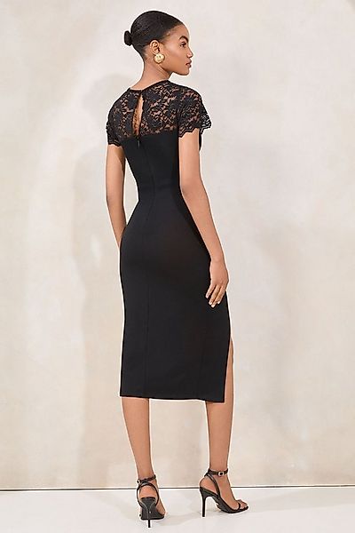 LIPSY Midikleid Lipsy Kurzärmliges enges Midi-Spitzenkleid, Petite (1-tlg) günstig online kaufen