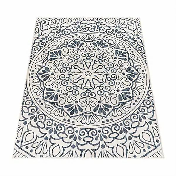 Paco Home Teppich »Coco 205«, rechteckig, 4 mm Höhe, Flachgewebe, Paisley M günstig online kaufen