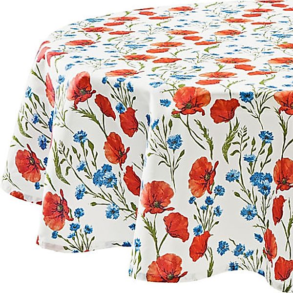 REDBEST Tischdecke Tischdecke, Baumwolle Blumen günstig online kaufen