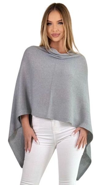 Mississhop Strickponcho Damen Poncho Cape Überwurf günstig online kaufen
