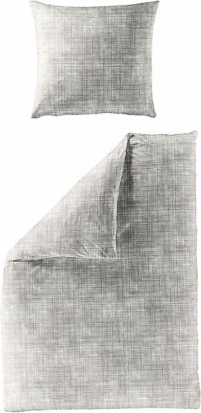 BIERBAUM Bettwäsche »4172« 2 Stk. tlg. Mako-Satin, 100 % Baumwolle, pflegel günstig online kaufen
