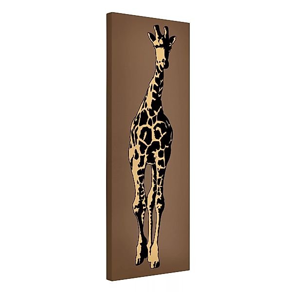 Leinwandbild Tiere - Hochformat Giraffe günstig online kaufen