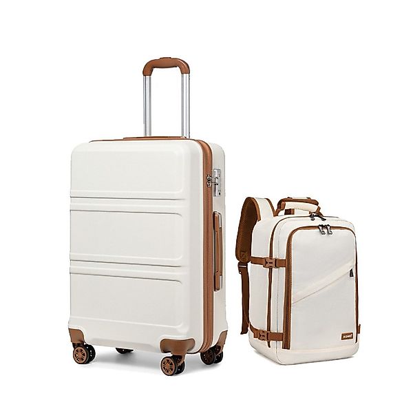 KONO Kofferset 2-teiliges Set, Hartschalen-Koffer (52cm günstig online kaufen