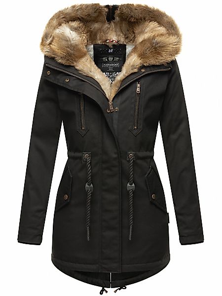 Navahoo Winterjacke "Diamond", Designer Winterjacke mit Teddyfell gefüttert günstig online kaufen