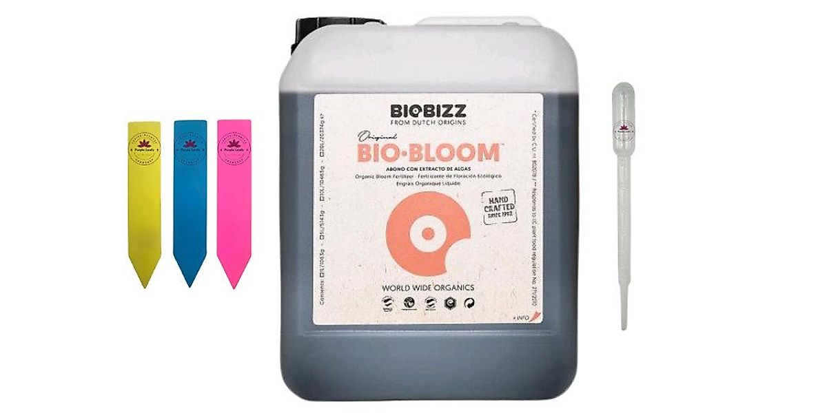 Biobizz Pflanzendünger Biobizz Bio Bloom 5L, Inkl. Dosierpipette und Pflanz günstig online kaufen