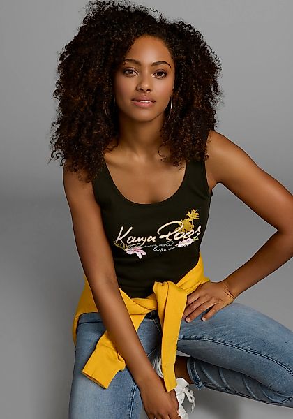 KangaROOS Tanktop, mit femininem Frontdruck günstig online kaufen
