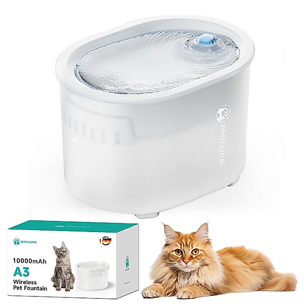 AmiCura Trinkbrunnen 2025 Katzenbrunnen Kabellos mit günstig online kaufen