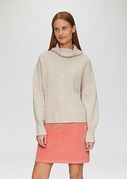 s.Oliver Longpullover Strickpullover Oversized Pullover mit Rollkragen günstig online kaufen