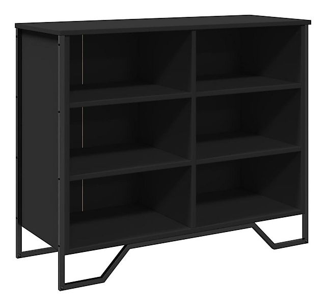 vidaXL Sideboard Sideboard Schwarz 91x35,5x74,5 cm Holzwerkstoff (1 St) günstig online kaufen