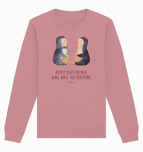 Mr. & Mrs. Panda Longpullover Größe XS Pinguin Pärchen - Canyon Pink - Gesc günstig online kaufen