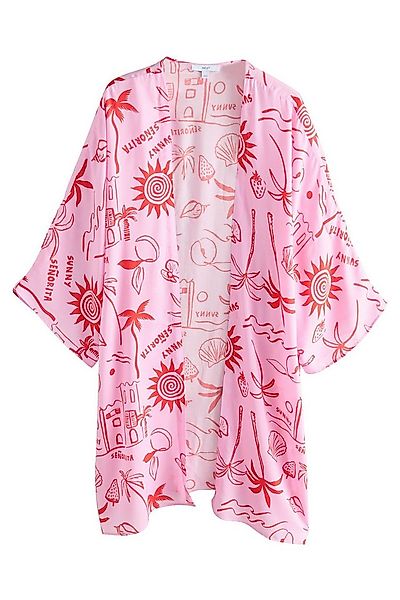 Next Kimono Lange Kimono-Jacke, Viskose (LENZING™ ECOVERO) günstig online kaufen