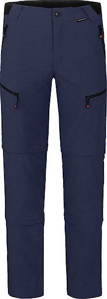 Bergson Outdoorhose LEBIKO Doppel Zipp-Off mit T-ZIPP Herren Wanderhose, ro günstig online kaufen