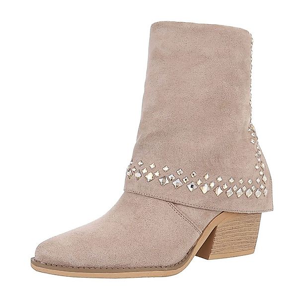 Ital-Design Damen Cowboyboots Western Westernstiefelette (87451951) günstig online kaufen