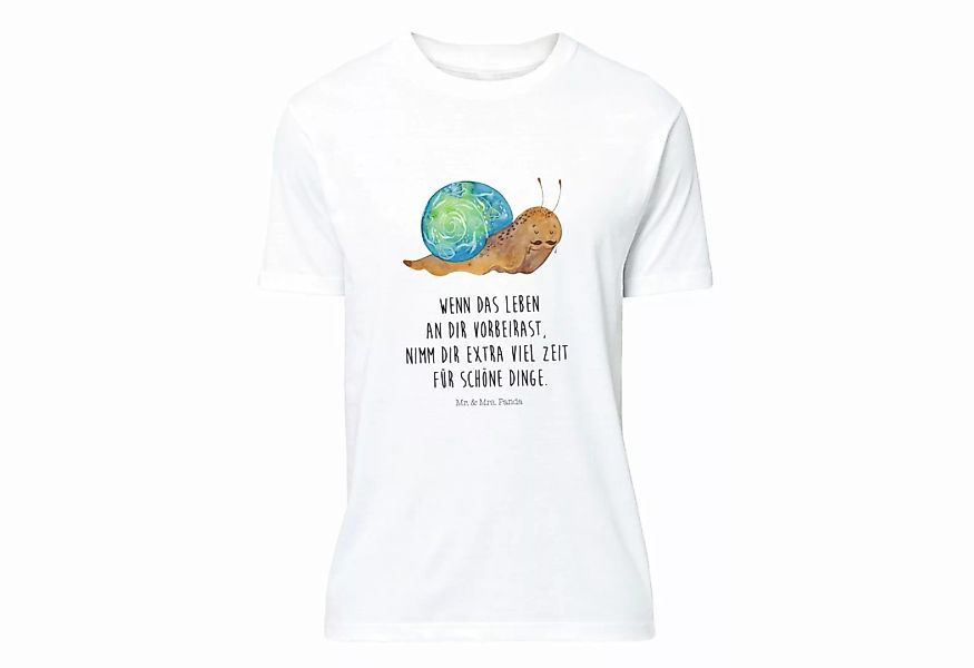 Mr. & Mrs. Panda T-Shirt Sir Schneckalot - Weiß - Geschenk, T-Shirt, süße T günstig online kaufen