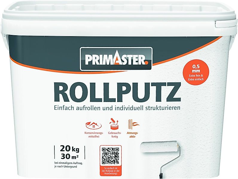 Primaster Gipsputz Primaster Rollputz 20 kg weiß günstig online kaufen