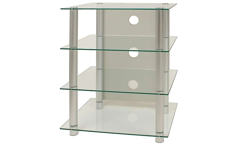 VCM TV-Rack Hifi Möbel Rack Alu Glas Phono Mediaregal Blados günstig online kaufen