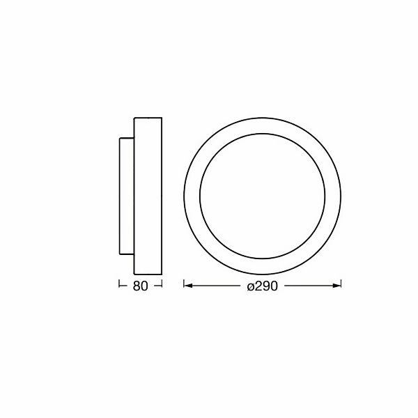 OSRAM Deckenlampe ORBIS MADRID, schwarz, Ø 29 cm Metall/Glas günstig online kaufen