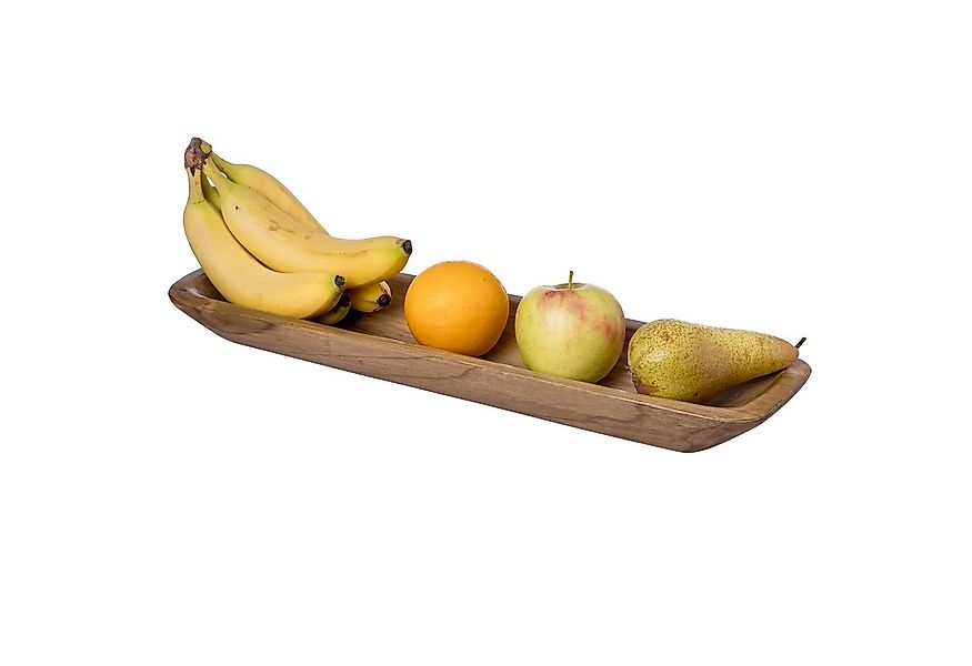 ROG-Gardenline Dekoschale Klassisch, Massives Teakholz, 50 cm günstig online kaufen