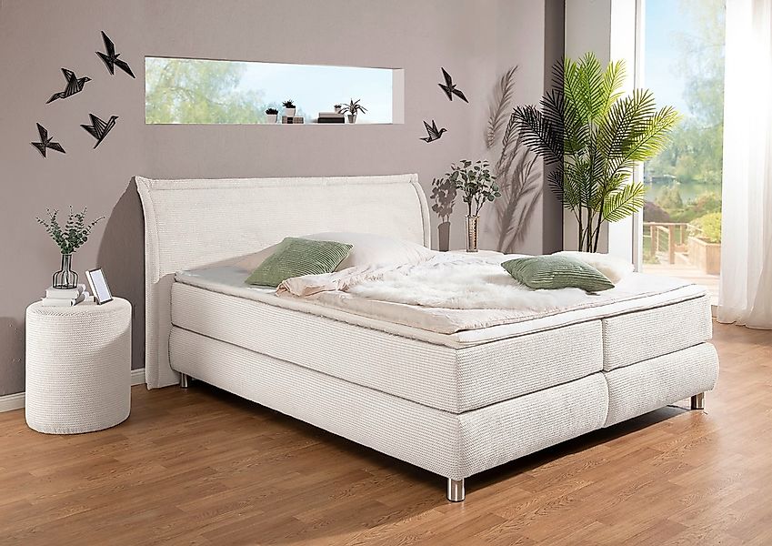 Home affaire Boxspringbett ""Coloma" erhältlich in H2, H3 oder H4 inkl. Top günstig online kaufen