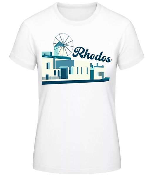 Rhodos · Frauen Basic T-Shirt günstig online kaufen