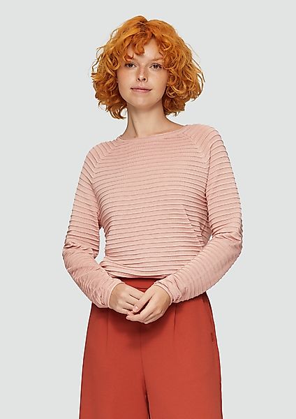 QS Strickpullover Pullover mit Strukturmuster aus günstig online kaufen