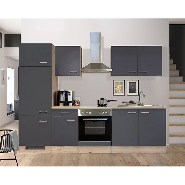 Flex-Well Küchenzeile "Morena" wahlweise mit E-Geräten, Gesamtbreite 270 cm günstig online kaufen