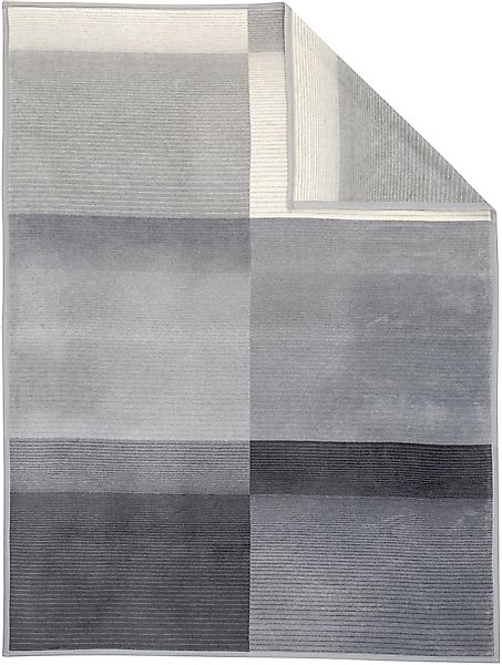 Wohndecke Sorrento Jacquard, IBENA, sanfter Farbverlauf, günstig online kaufen