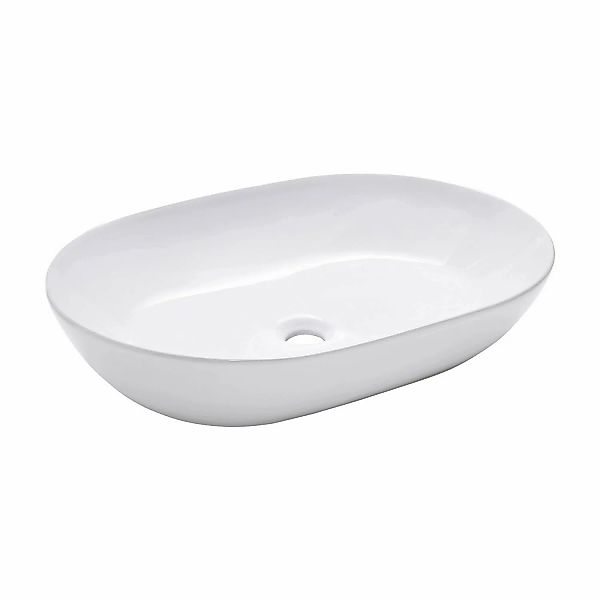Schöner Wohnen Aufsatz-Waschbecken Sati 60 cm x 42 cm Weiß günstig online kaufen