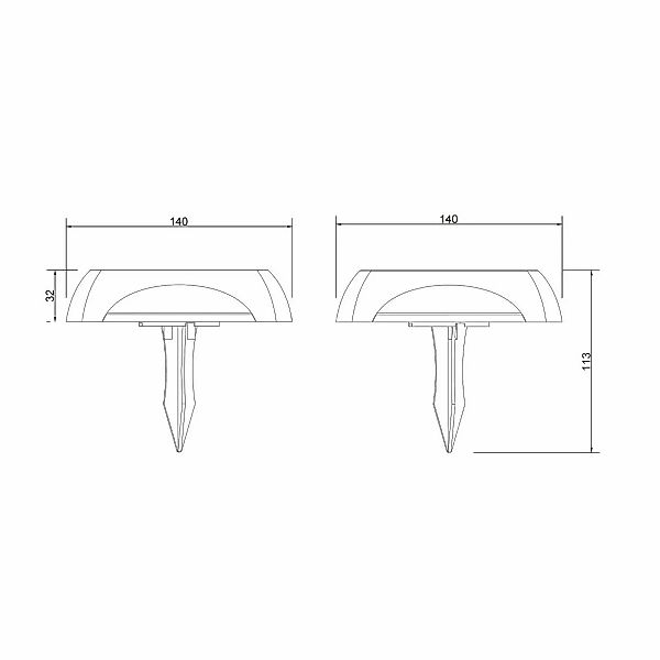 LED-Solarleuchte 36505, Erdspieß, Wandleuchte, schwarz, Alu günstig online kaufen