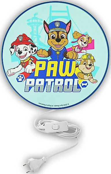 niermann Wandleuchte Paw Patrol, ohne Leuchtmittel, günstig online kaufen
