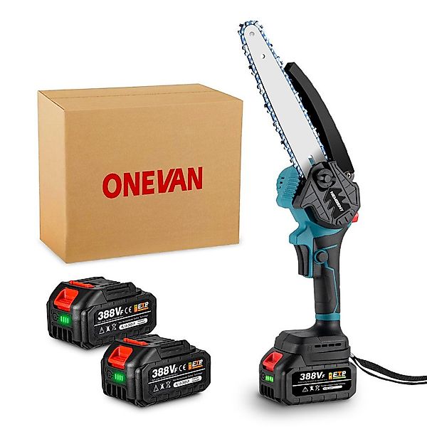 ONEVAN Akku-Kettensäge 8 Zoll – 1500 W Bürstenlose günstig online kaufen