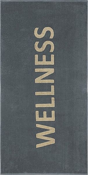 Erwin Müller Saunatuch Saunatuch, Walkfrottier, Walk-Frottier Schriftzug günstig online kaufen