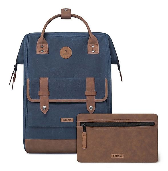 CABAIA Rucksack Waxed Cotton Backpack (Set, 3-tlg) günstig online kaufen