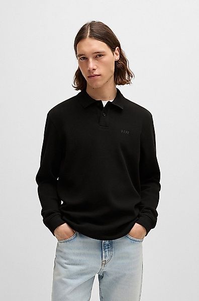 BOSS ORANGE Poloshirt Petempestolong mit Knopfleiste günstig online kaufen