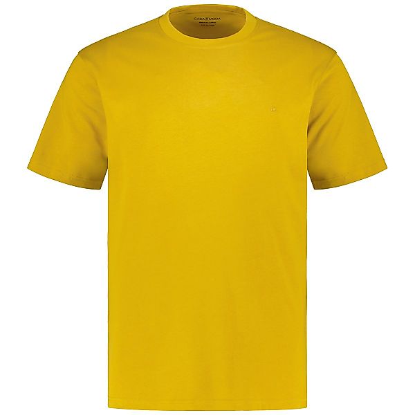 CASA MODA T-Shirt aus Baumwolle Farbe gelb Größe: 3XL günstig online kaufen