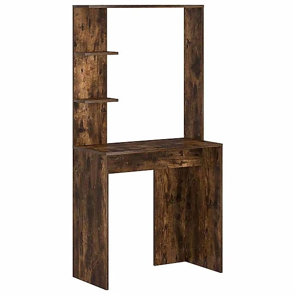 vidaXL Schreibtisch Räuchereiche 78,5 x 37 x 154,5 cm Holzwerkstoff 869342 günstig online kaufen