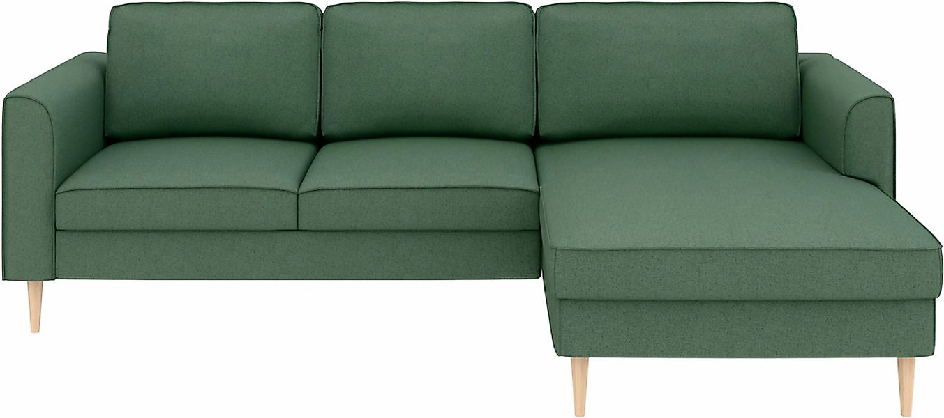 Home affaire Ecksofa "Booster, whlw. mit Schlaffunktion & Bettkasten, Fuß B günstig online kaufen